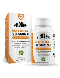 Natural Vitamin E 60 cápsulas de Vitobest