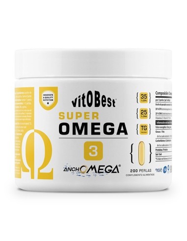 Super Omega 3 (AnchOmega®) 200 Perlas de Vitobest