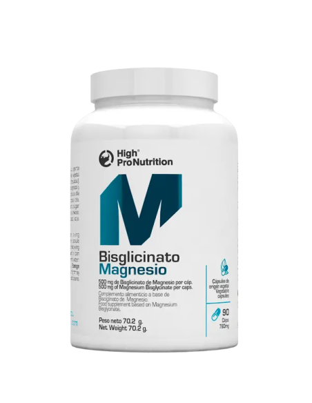 Bisglicinato de Magnesio 90 Cápsulas de High Pro Nutrition