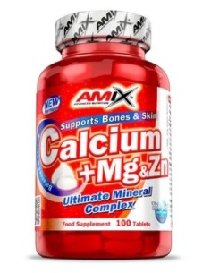Calcio + Magnesio & Zinc 100 tabletas de Amix