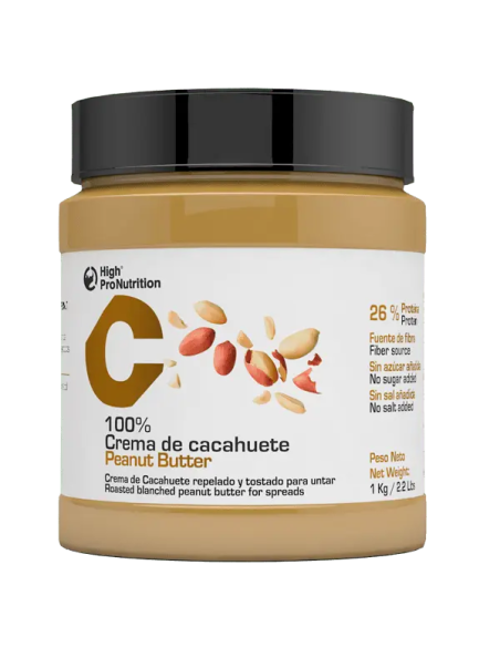 Crema de Cacahuete 1Kg de High Pro Nutrition