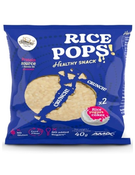 Rice Pops 40g Tortitas de arroz  de Amix Mr. Poppers