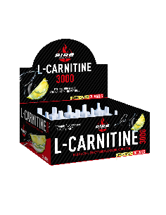 L-Carnitine 3000 mg 20 Viales 10ml Limón de Fire Nutrition