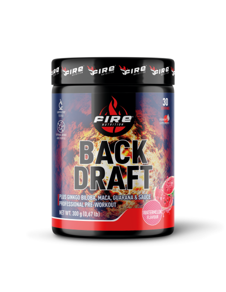 Back-Draft Preworkout 300g de Fire Nutrition