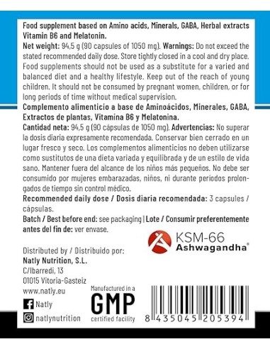 ZMA Elite Pro 90 Cápsulas de Natly