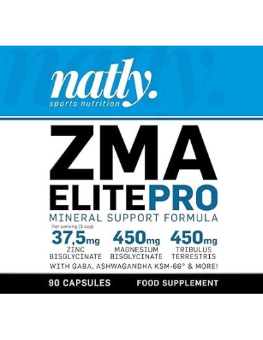 ZMA Elite Pro 90 Cápsulas de Natly