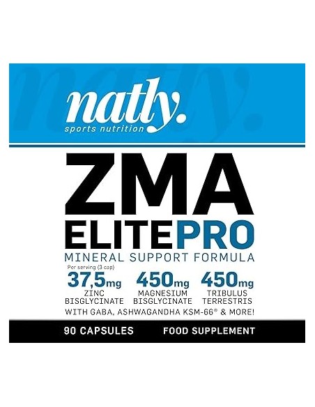 ZMA Elite Pro 90 Cápsulas de Natly