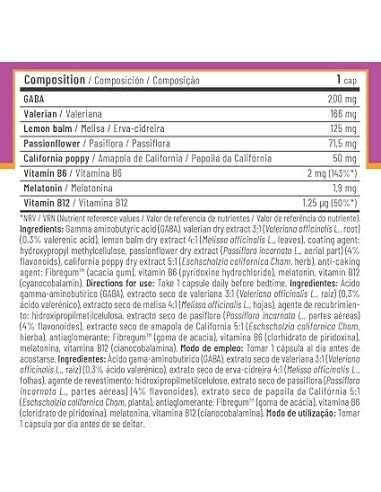 Sleep Support 60 Cápsulas de Natly