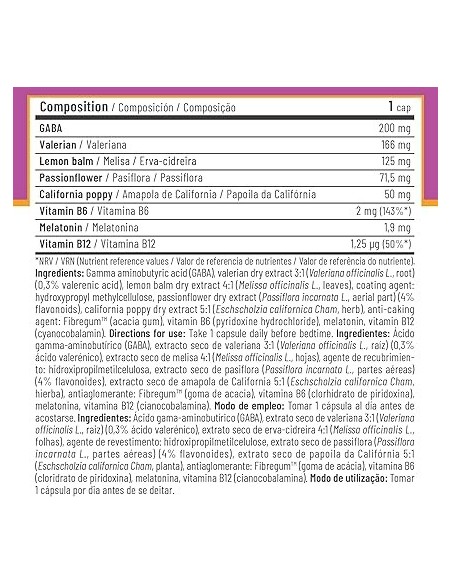 Sleep Support 60 Cápsulas de Natly