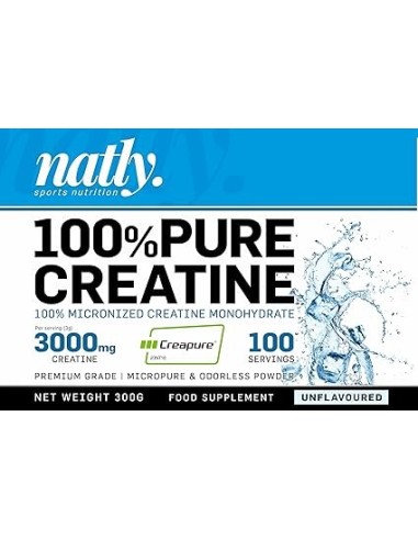 100Pure Creatine Creapure 300g de Natly