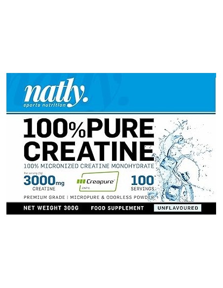 100Pure Creatine Creapure 300g de Natly