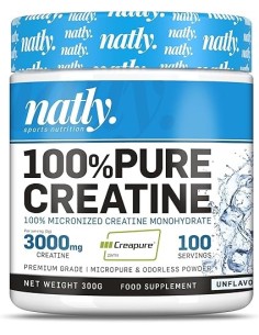 100Pure Creatine Creapure 300g de Natly