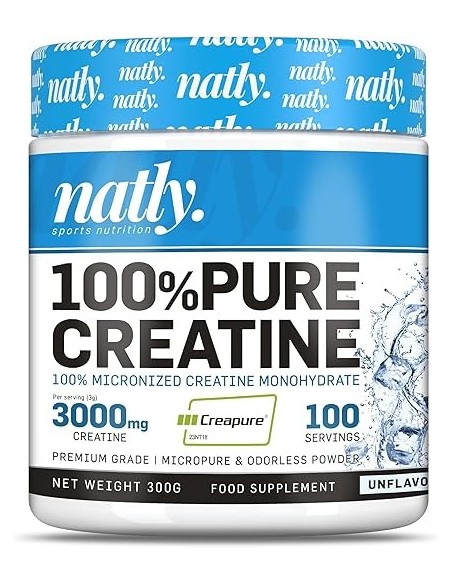 100Pure Creatine Creapure 300g de Natly