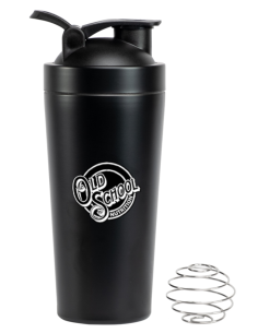Shaker metálico Old School Nutrition de 739 ml
