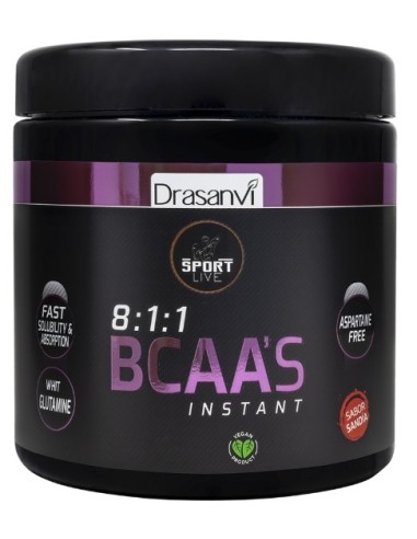 BCAAS + Glutamina Sandía 275g  de Drasanvi