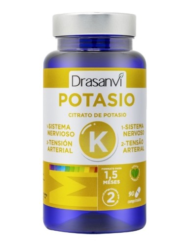 Mineral Citrato de Potasio 90 Comp de Drasanvi