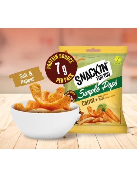 Snack'in Simple Pops Carrot 35g de Snack´in For You