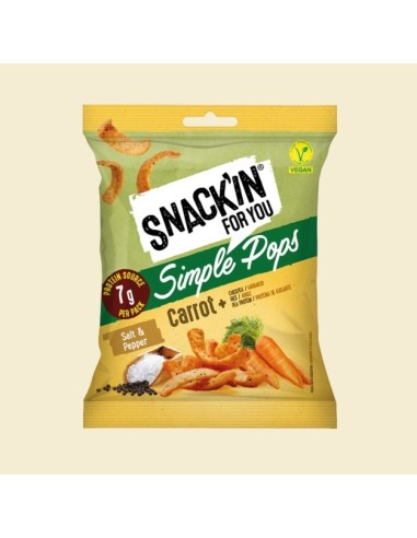 Snack'in Simple Pops Carrot 35g de Snack´in For You