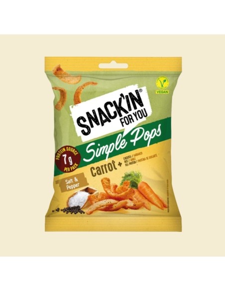 Snack'in Simple Pops Carrot 35g de Snack´in For You