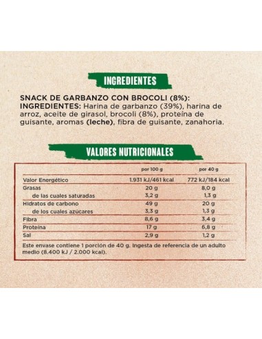 Snack'in Simple Pops Broccoli 35g de Snack´in For You