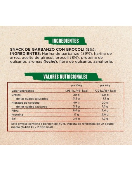 Snack'in Simple Pops Broccoli 35g de Snack´in For You