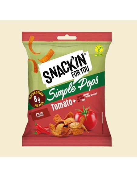 Snack'in Simple Pops Tomato Spicy 35g de Snack´in For You