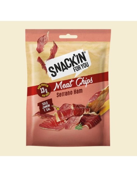 Snack'in  Meat Chips Jamón Serrano 20g de Snack´in For You