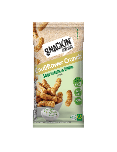 Cauliflower Puffs Sour Cream and Onion 80g de Snack´in For You