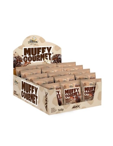 Muffins Gourmet 15X50g de Amix Mr. Poppers