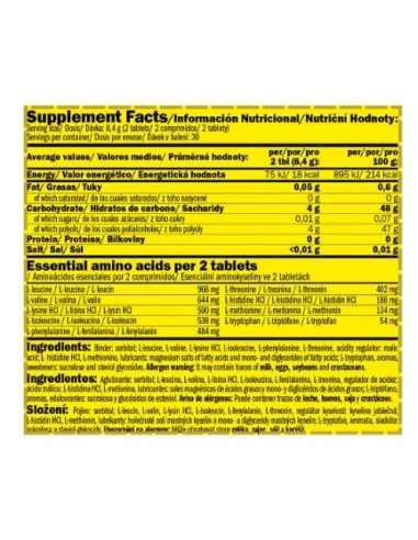 M.A.P Muscle Amino Power 60 chewables de Amix