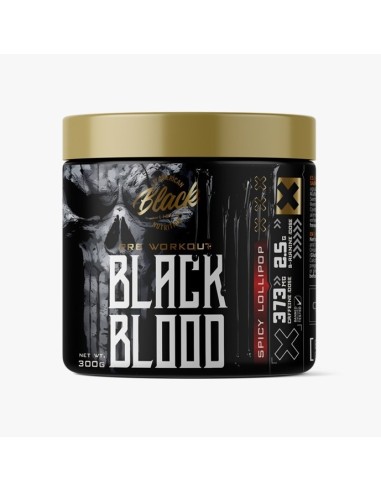 Black Blood Pre-Workout 300g de American Nutrition