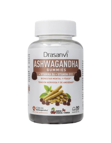 Ashwagandha KSM-66 90 gominolas Cereza