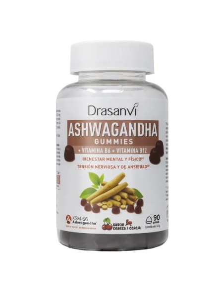 Ashwagandha KSM-66 90 gominolas Cereza