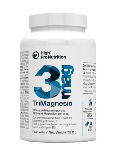 TriMagnesio con Vitamina B6 60 Cápsulas de High Pro Nutrition
