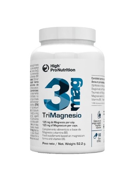 TriMagnesio con Vitamina B6 60 Cápsulas de High Pro Nutrition