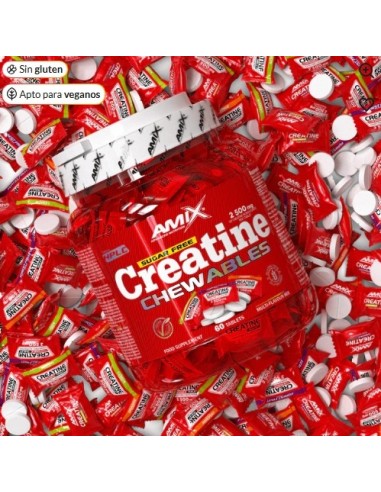 Creatina Monohidrato Masticable 60 tabletas