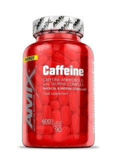 Cafeína 200 mg con Taurina 90 caps de Amix