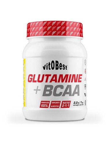 Glutamina + BCAA 1kg Limón de Vitobest
