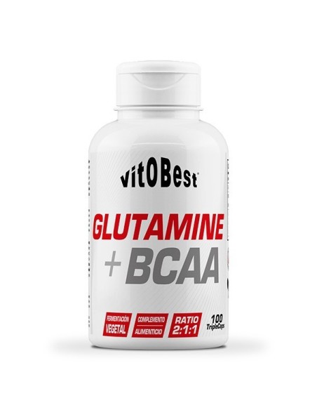 Glutamine+BCAA 100 cápsulas de Vitobest