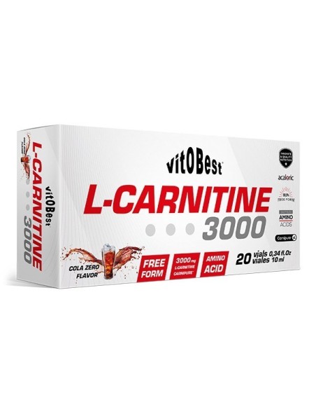 L-Carnitine 3000 20 Viales de Vitobest