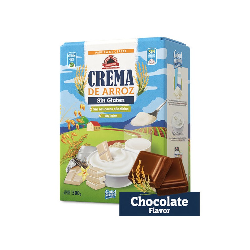 Crema de Arroz sabor Chocolate Blanco Sport Live 1kg - Drasanvi