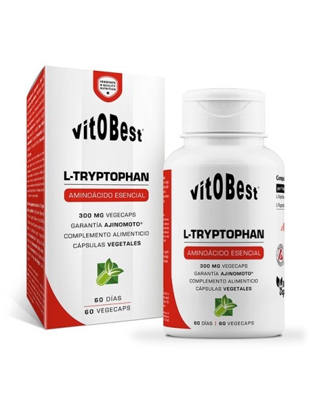 L-Tryptophan 60 Cápsulas de Vitobest