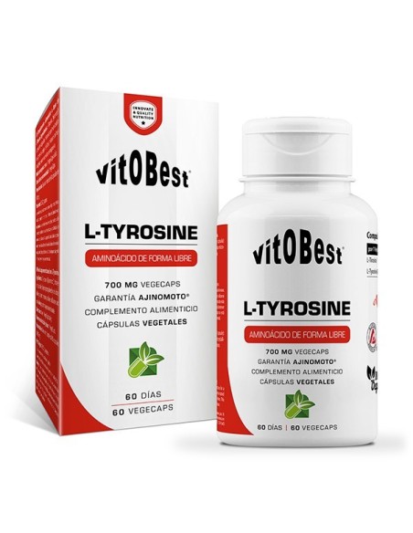 L-Tyrosine 60 Cápsulas de Vitobest