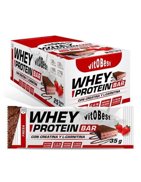 Whey Protein Bar 35g de Vitobest
