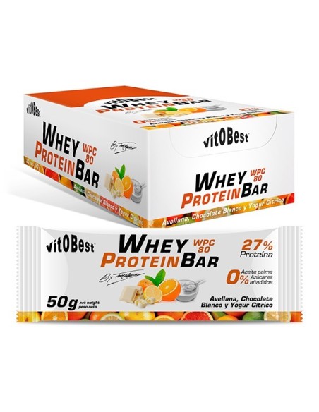 Whey Prortein Bar 50g de Vitobest