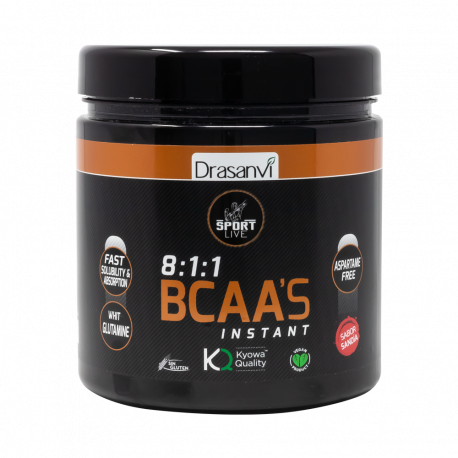 BCAAS + Glutamina Kyowa  275 g Sport Live