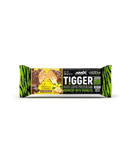 Barrita proteica Tigger Zero Protein Bar 60g de Amix