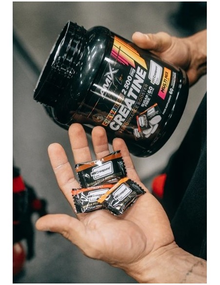 Creatina Creapure Masticable 60 Tabletas de Amix Black Line