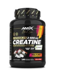 Creatina Creapure Masticable 180 Tabletas + 30 Gratis de Amix
