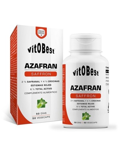 Azafrán 50 Cápsulas de Vitobest